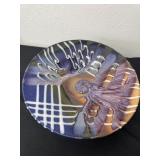 17ï¿½ handcrafted studio art pottery bowl
