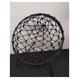 Black Circular bungee chair small 20in
