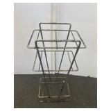 25x10.5x8.5 vintage metal tiered storage rack