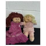 two vintage Cabbage Patch Kids