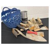 Group of trowels