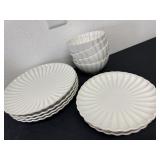 12pc  Pioneer Women plates and bowls