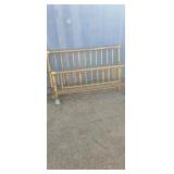 Full size brass vintage bed