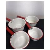Enamel pan set 4pc  piece