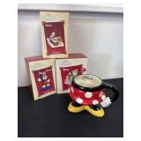 Three Hallmark keepsake, Disney Mickey Mouse