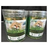 Two new grass treats for kittens