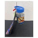 New Avenger water bottle with pencil case