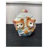 vintage 1970s ANCO Ceramic Cat Cookie Jar