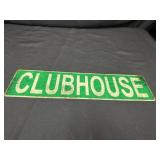 New 16ï¿½x4ï¿½ Metal clubhouse sign