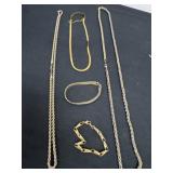 Necklace and brackets