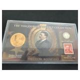 vintage Theodore Roosevelt Commemorative Coin and