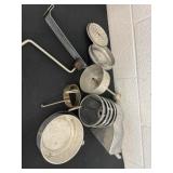 Vintage parts and pieces coffee and meat grinder