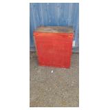 Five drawer metal cabinet