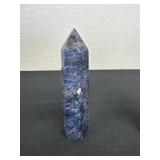 6ï¿½polished sodalite crystal tower featuring