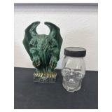Monster bank with skull head