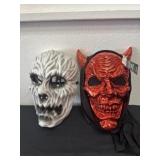 Pair of Halloween masks