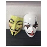 Pair of Halloween masks