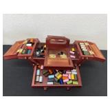 8.5ï¿½ wood thread basket holder