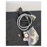 Dryer cords and flag bracket