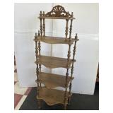 Vintage 5 Tier Wood Stand 54x17x12