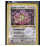 Team rocket Meowth 1995 Pokemon card #52