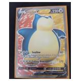 2020 basic Snorlax V Pokemon card 197/202