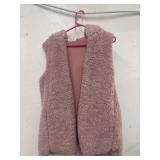 Peach love size M Cozy Hooded Vest