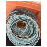 Tote of hyper tough air hose