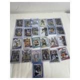 Group of NFL cards, sleeved majority Steelers see