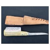 One of a kind deer, antler handle, stainless