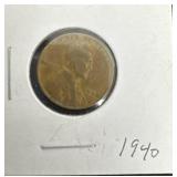 1940  Lincoln Wheat Cent