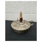 6ï¿½vintage looking metal lamp battery operated