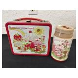 Vintage strawberry shortcake lunchbox with