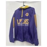 LA Lakers size Small Windbreaker Pull over