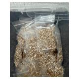 28 bags of rose gold colored claw fasteners