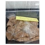 25 bags of rose gold colored jump rings