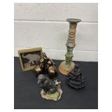 Candle holder, elephant, sign with elephant