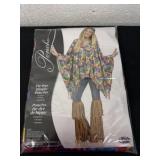 New Tie-dye hippie poncho one size fits most