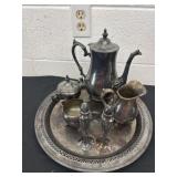 vintage silverplate tea or coffee service set