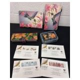 4 color street nail strips with with wallet and