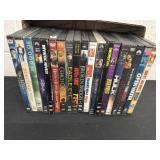 Group of DVDs