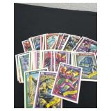 Group of marvel comic cards
