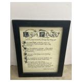 The Lords Prayer Print 18x14
