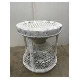 Wicker Planter Stand/Side table 18x17