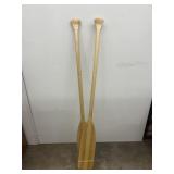 2 Wooden Paddles 4ft