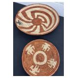 8ï¿½ and 14ï¿½ hand-woven coil baskets