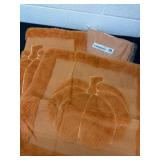 New 4pc pumpkin pillow covers