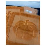 New 4pc pumpkin pillow covers