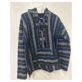 Probably size L Poncho Hoodie