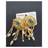 Vintage evil eye bold surrealist statement